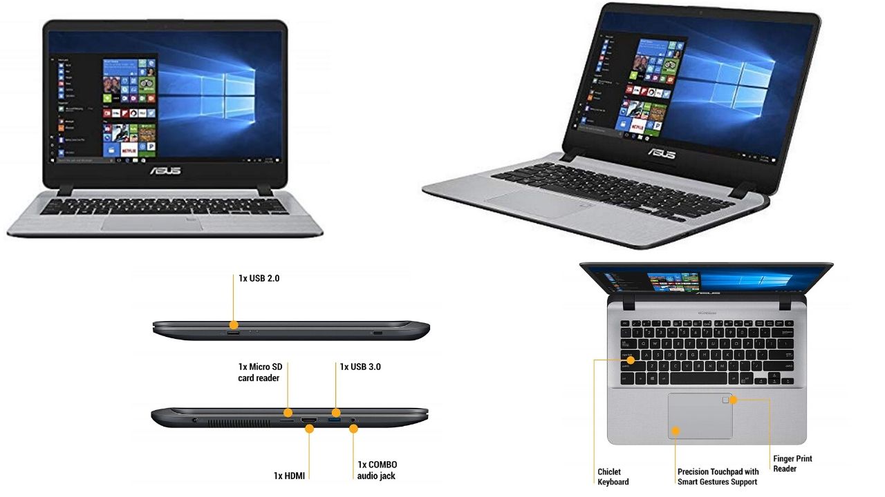 ASUS VivoBook Intel Core i3 7th Generation 14 inch Laptop