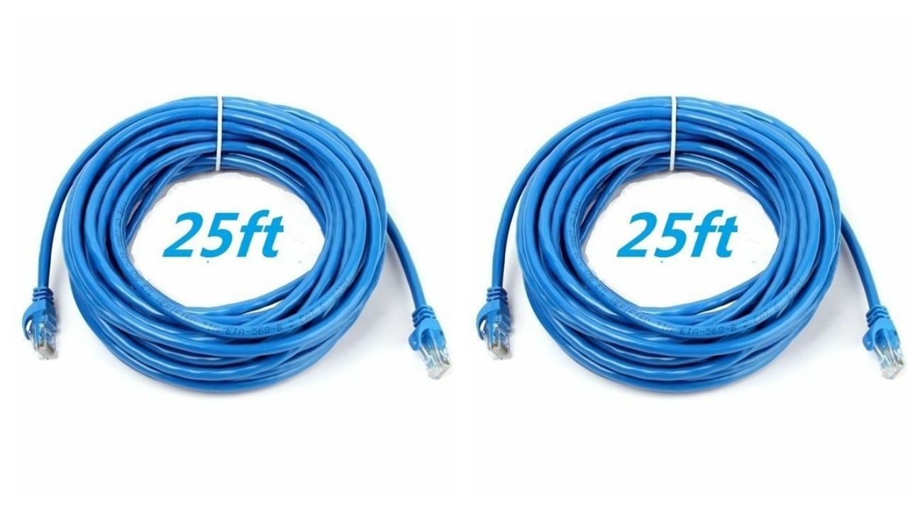 CableVantage CAT5 Ethernet Cable (25Ft)