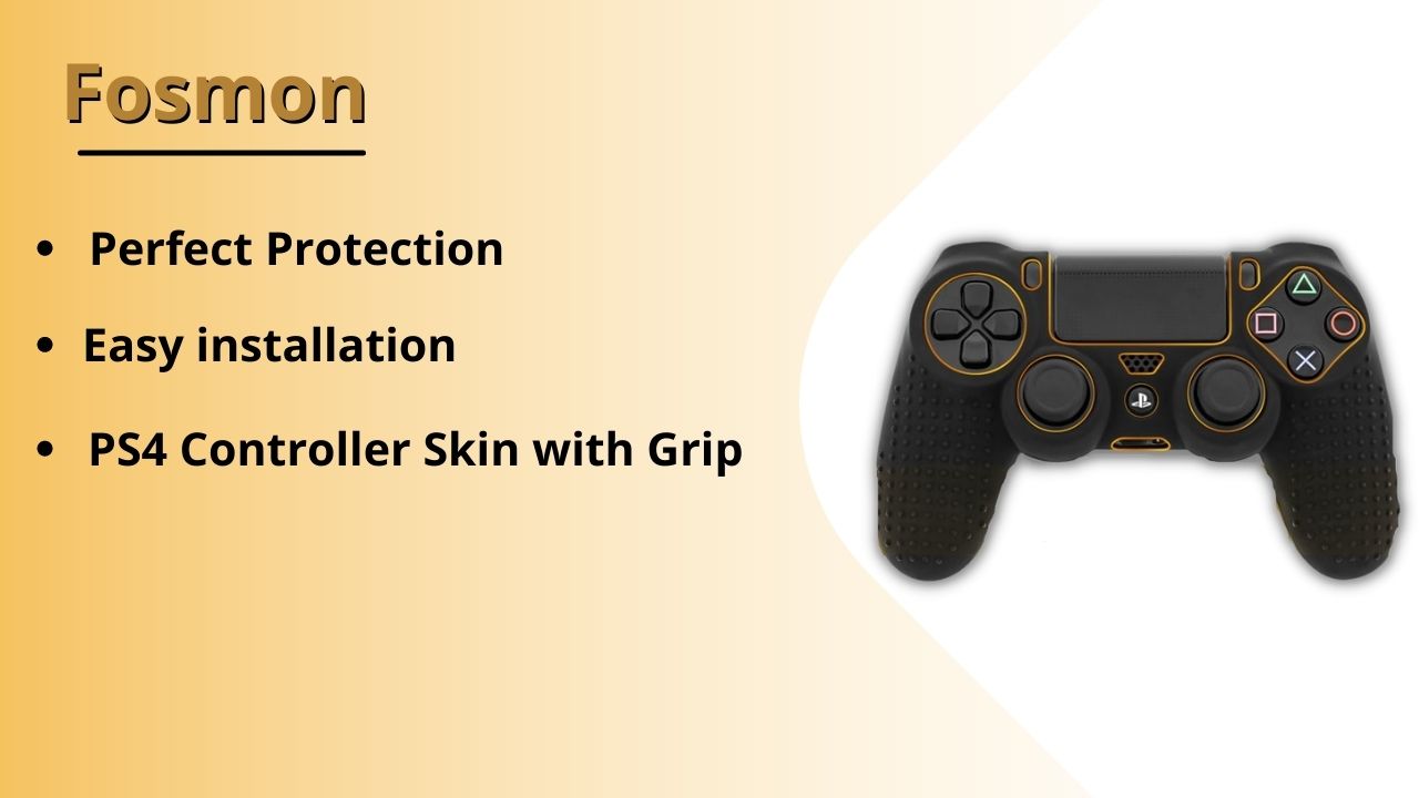 Fosmon PS4 Controller DualShock 4 Skin Cover