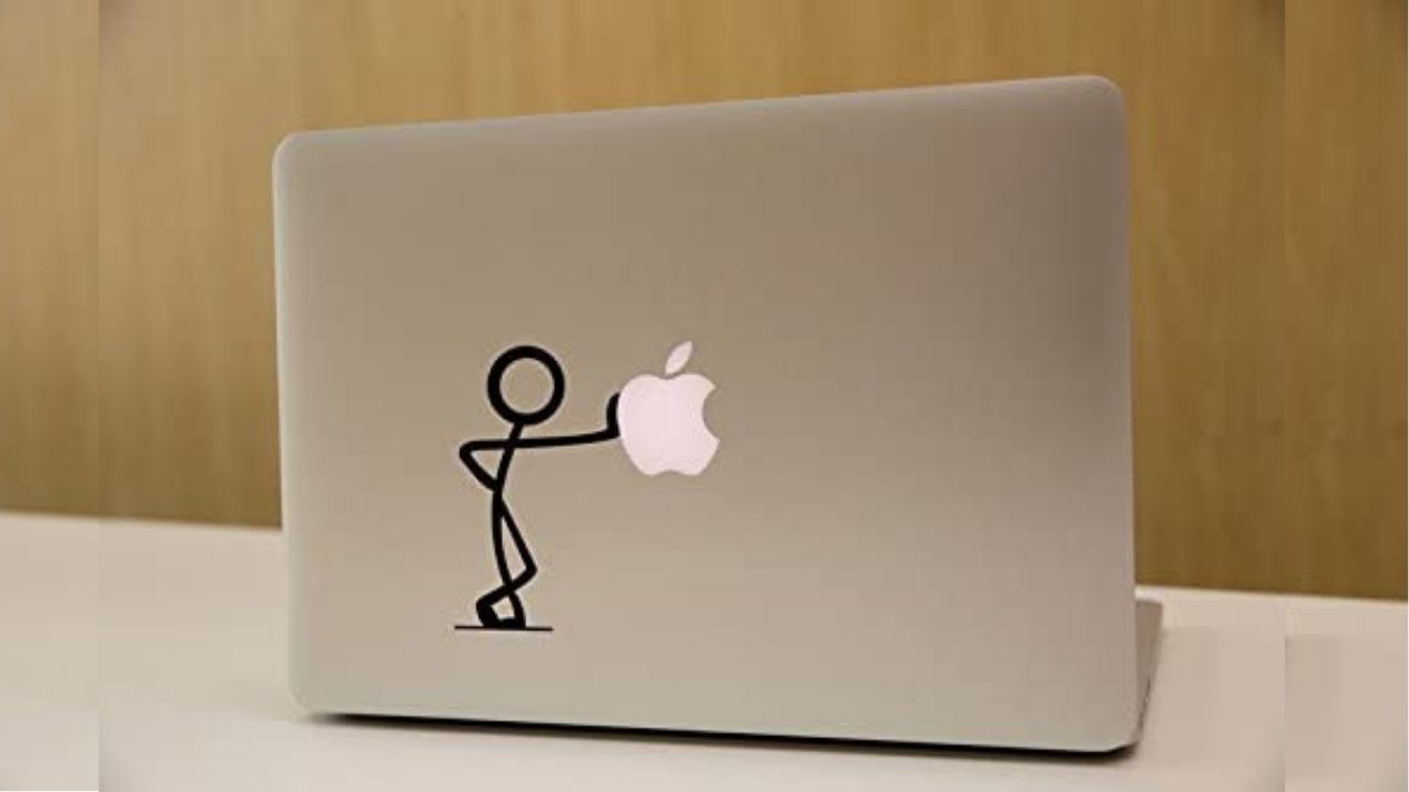 RayLineDo 2PCS Macbook Air Pro Decal Stickers