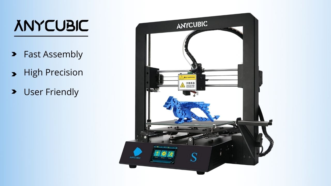 ANYCUBIC MegaS 3D Printer (Best User-Friendly Printer)