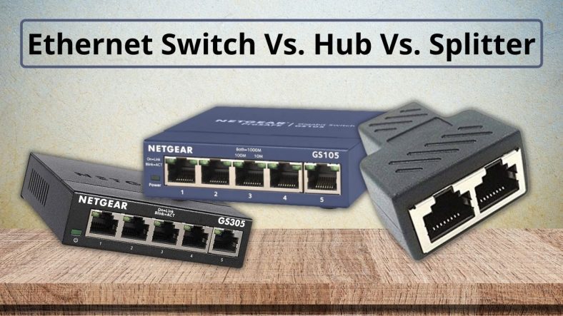 Ethernet Switch Vs. Hub Vs. Splitter