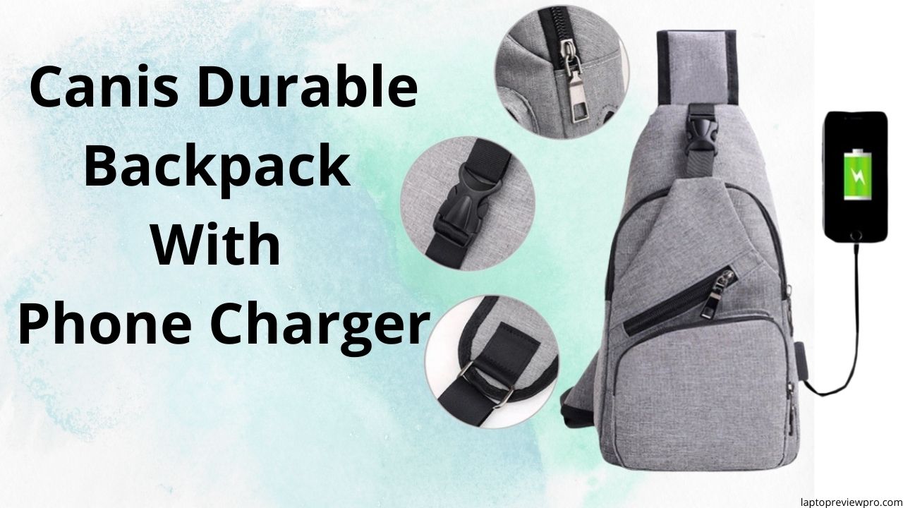 Canis Durable Backpack With Phone Charger
