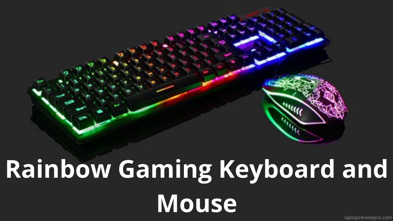 Rainbow Gaming Keyboard and Mouse