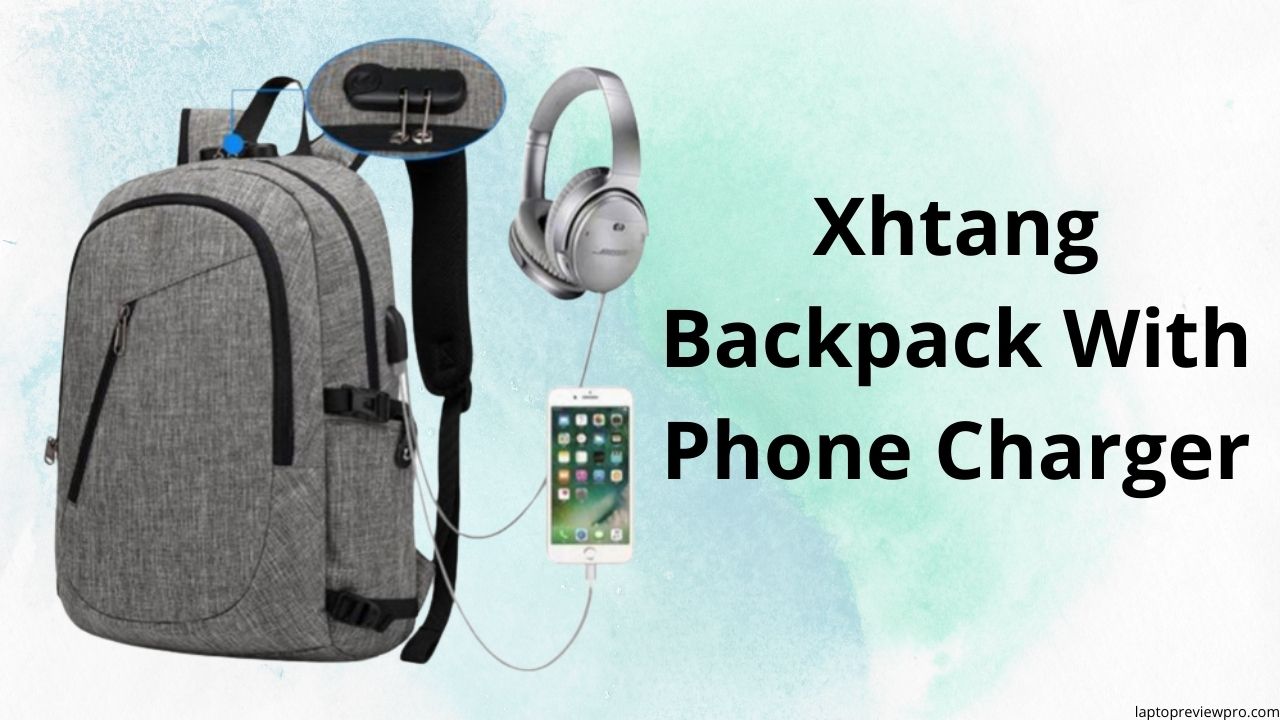 Xhtang Backpack With Phone Charger