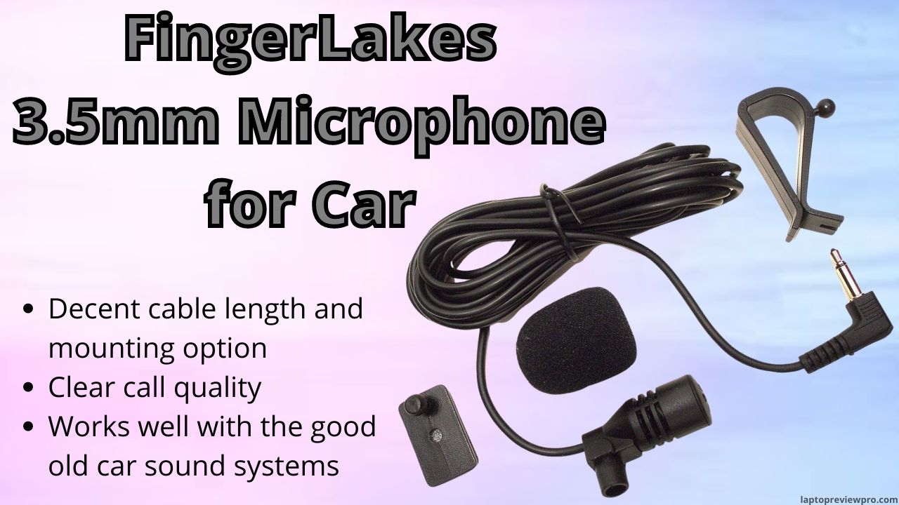 FingerLakes 3.5mm Microphone for Car