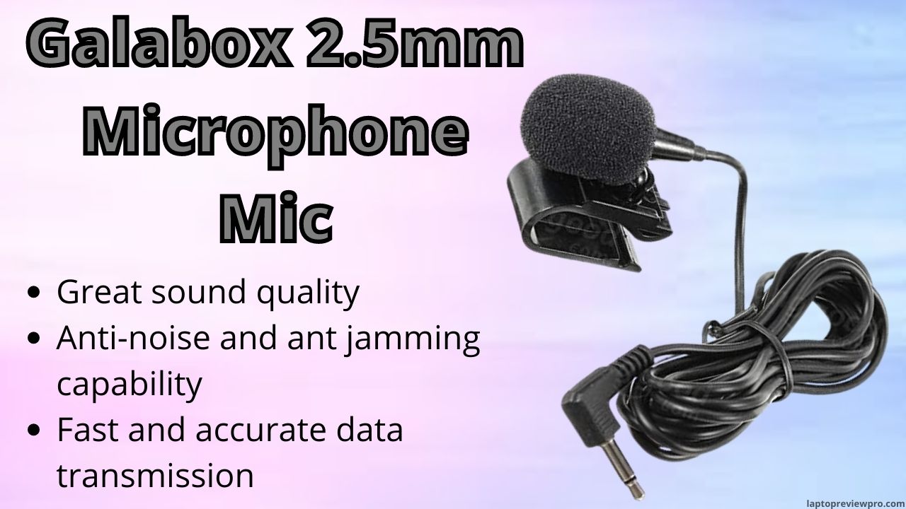 Galabox 2.5mm Microphone Mic