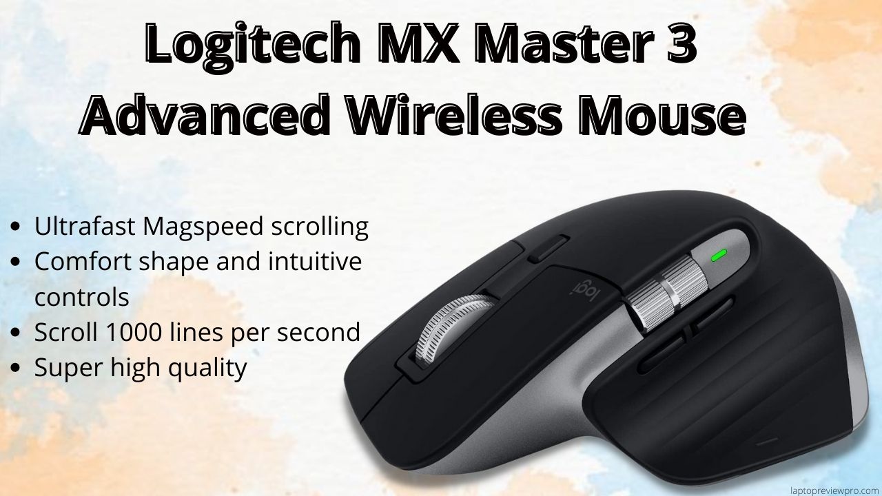 Logitech MX Master 3 Advanced Wireless Mouse 