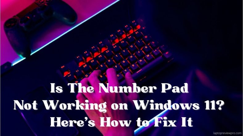 Is The Number Pad Not Working on Windows 11 Here’s How to Fix It