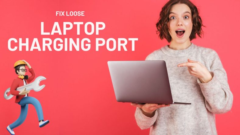 How to fix loose laptop charging port