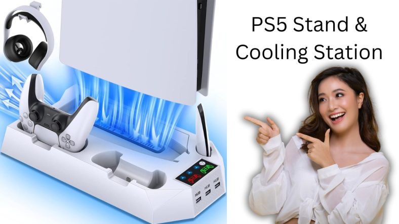 PS5 Stand & Cooling Station